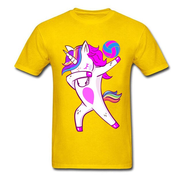 Dabbing Unicorn Volleyball Shirt