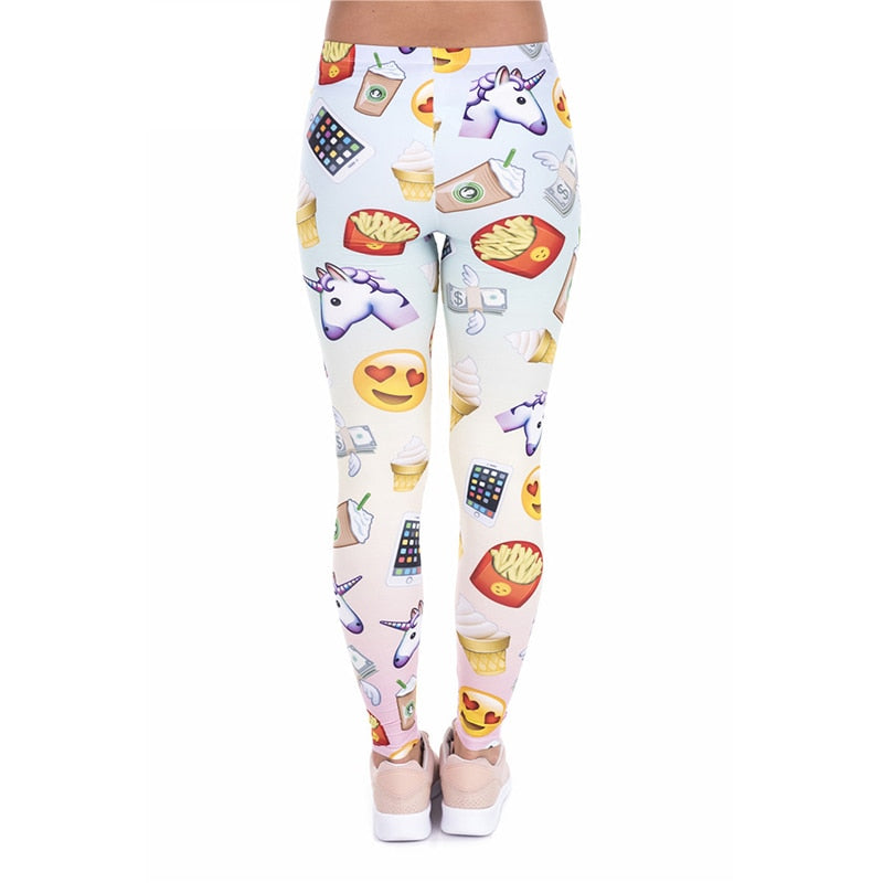 Unicorn Emoji Leggings - POPRAGEOUS