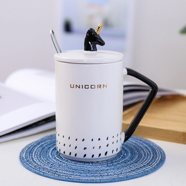 Gold Unicorn Mug
