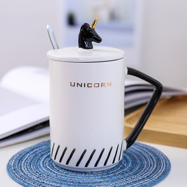 Gold Unicorn Mug