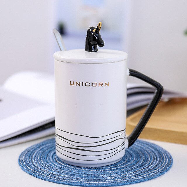 Gold Unicorn Mug