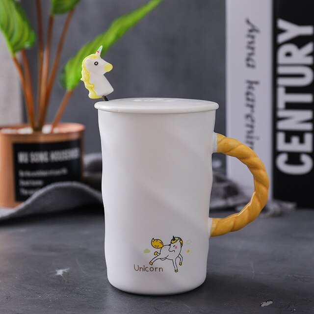 Unicorn With Spoon Mug