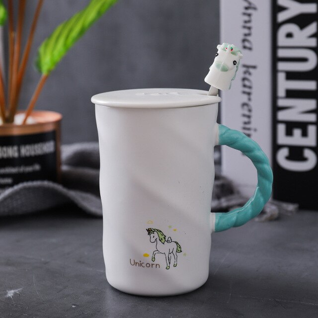 Unicorn With Spoon Mug