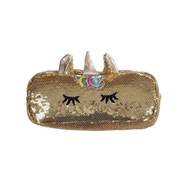 sparkly unicorn pencil case