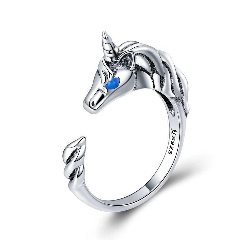 Sterling Silver Unicorn Ring Kawaii Unicorn Store