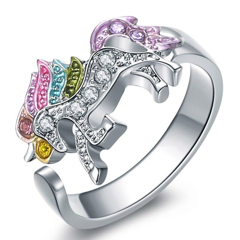 Unicorn engagement store ring