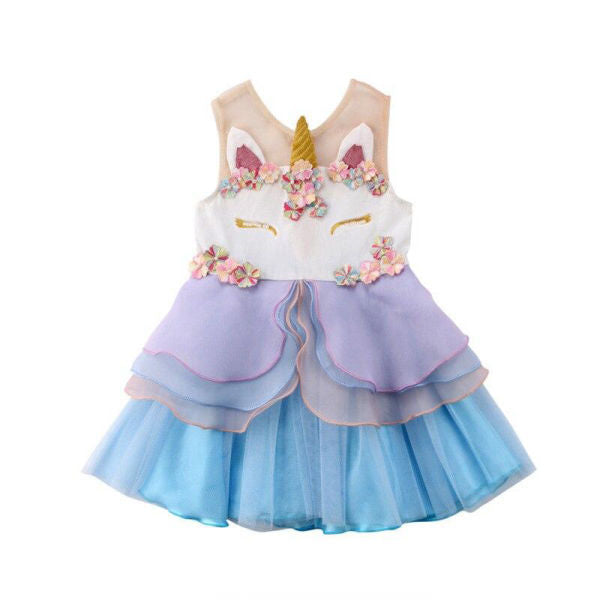 Pink and Lavender Unicorn Dress
