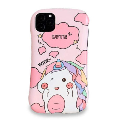 Wink Unicorn iPhone Case