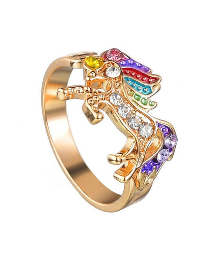 Yellow Unicorn Ring | 🦄 Kawaii Unicorn Store