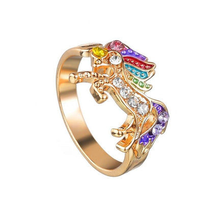 Yellow Unicorn Ring | 🦄 Kawaii Unicorn Store